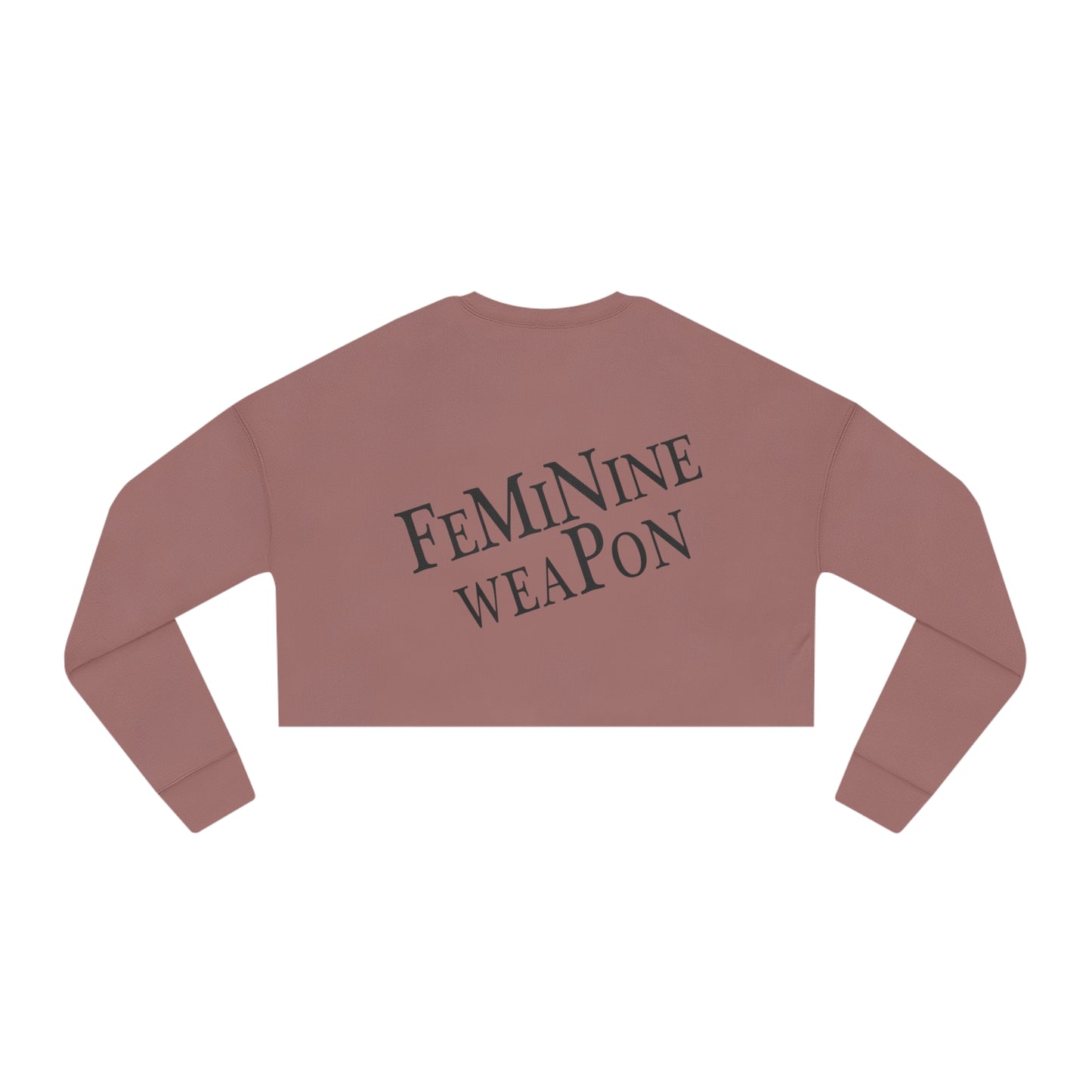 BLACK BENATAR CROPPED SWEATSHIRT