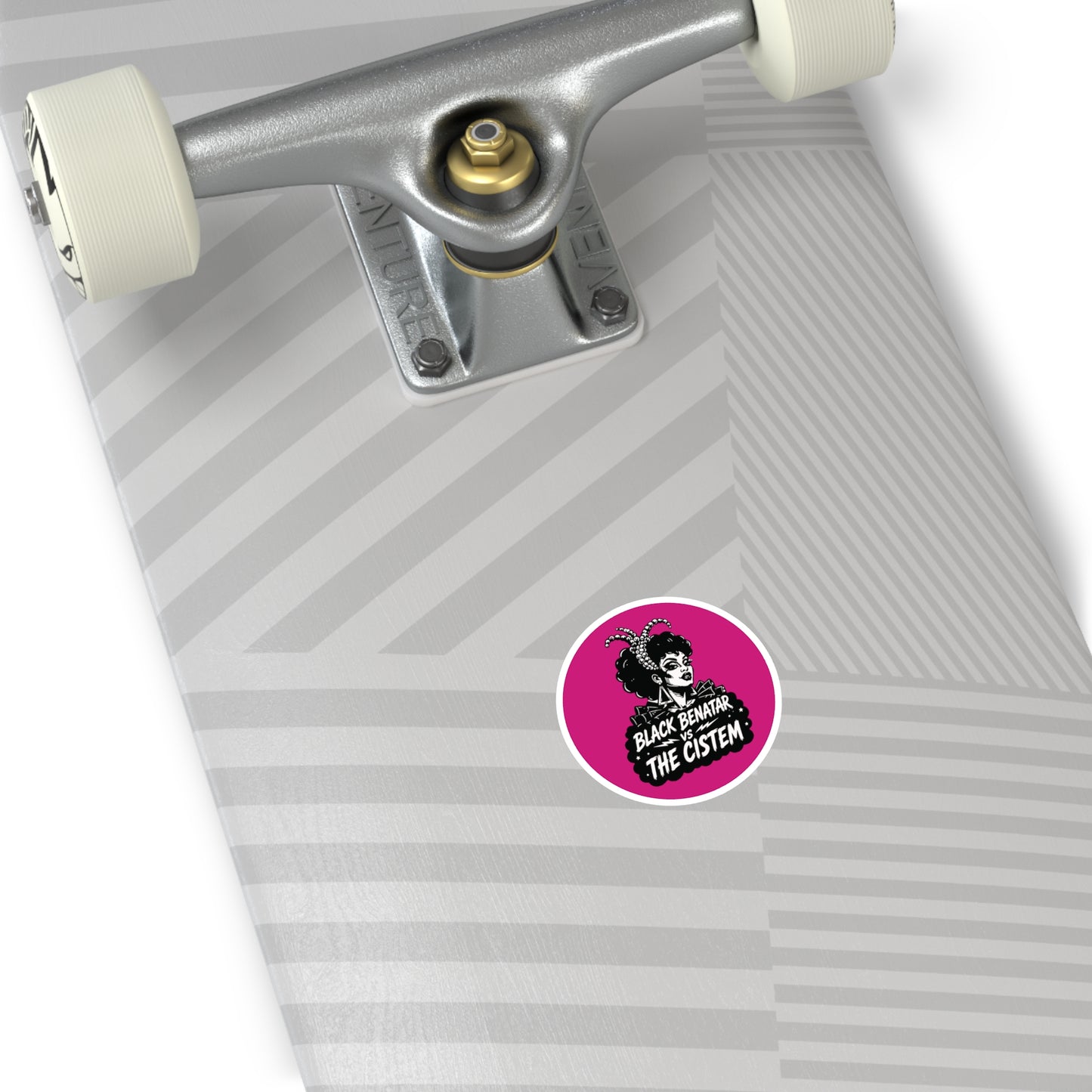 Black Benatar vs The Cistem Round Sticker (Indoor/Outdoor)