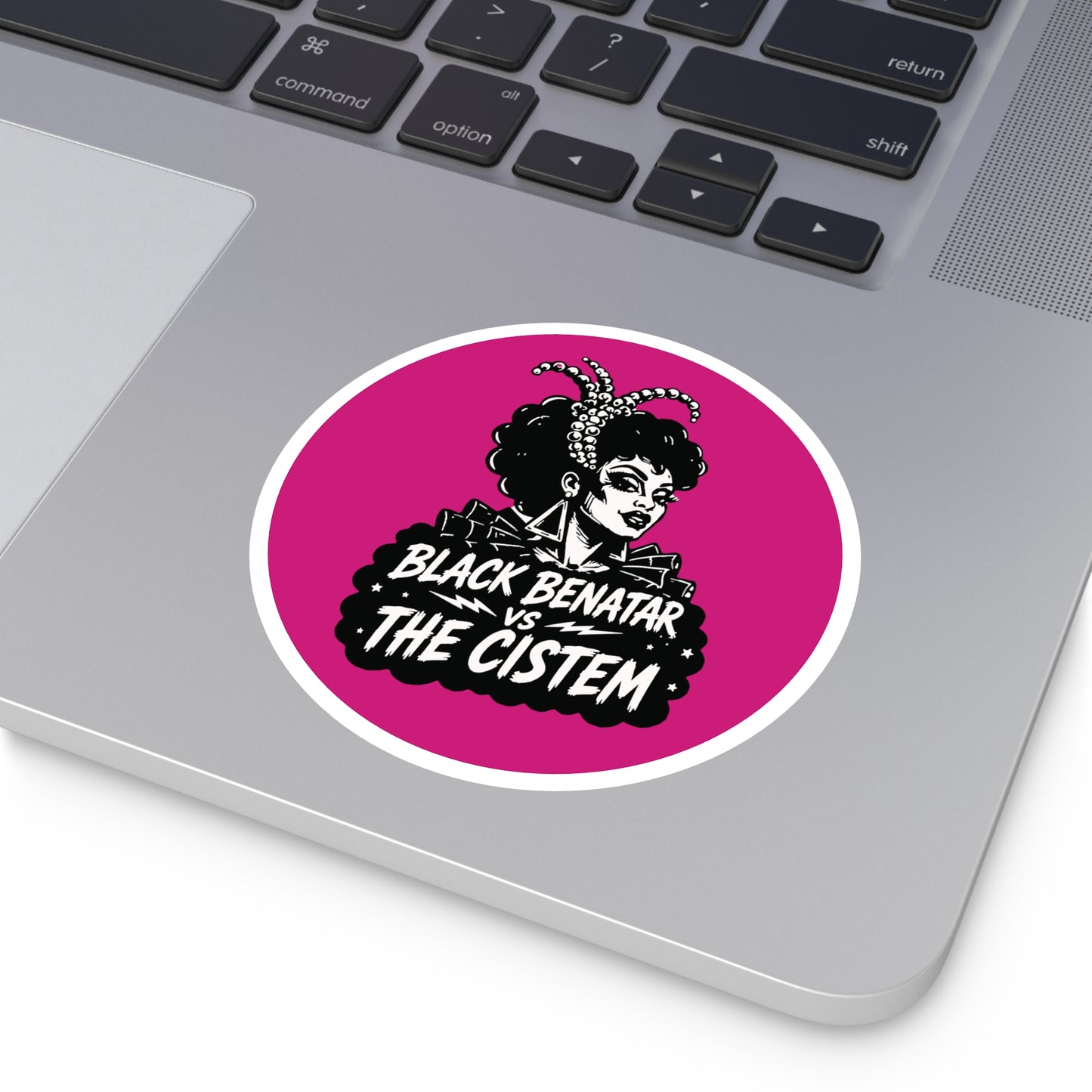 Black Benatar vs The Cistem Round Sticker (Indoor/Outdoor)
